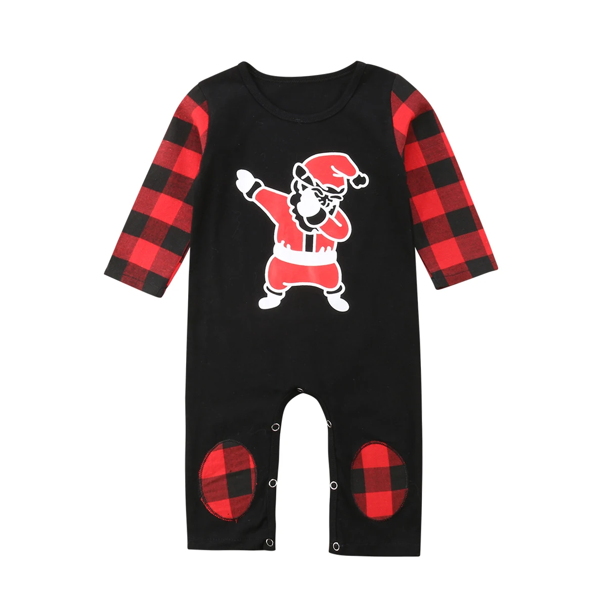 Rompers Newborn Baby Boy Girl Unisex Christmas Santa Claus Long Sleeve