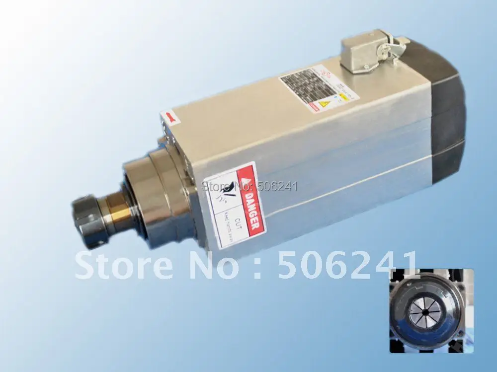 4.5KW ER32 electric spindle / cnc spindle /spindle motor,air cooled