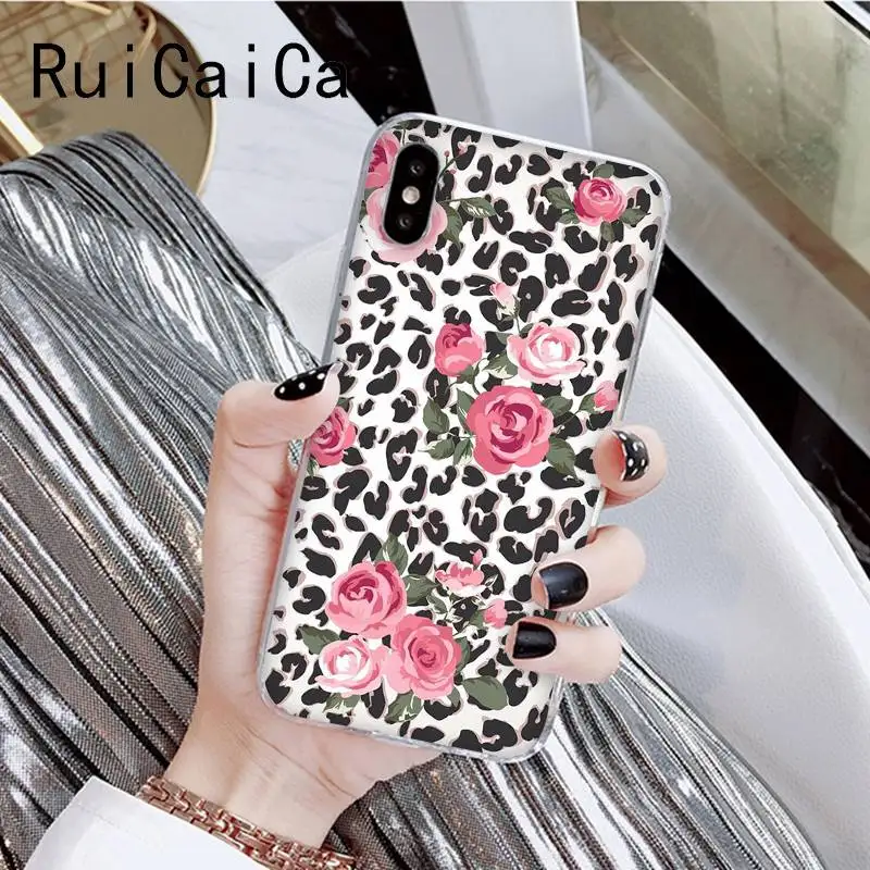 Leopard newly popular pink art aesthetic pattern