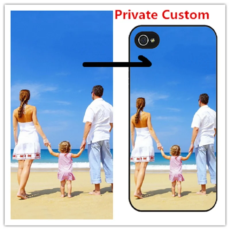 

LvheCn DIY Photo Customized phone Case cover For iPhone 6 6S 7 8 X XR XS max 5 5S SE Samsung Galaxy S5 S6 S7 edge S8 S9 Plus