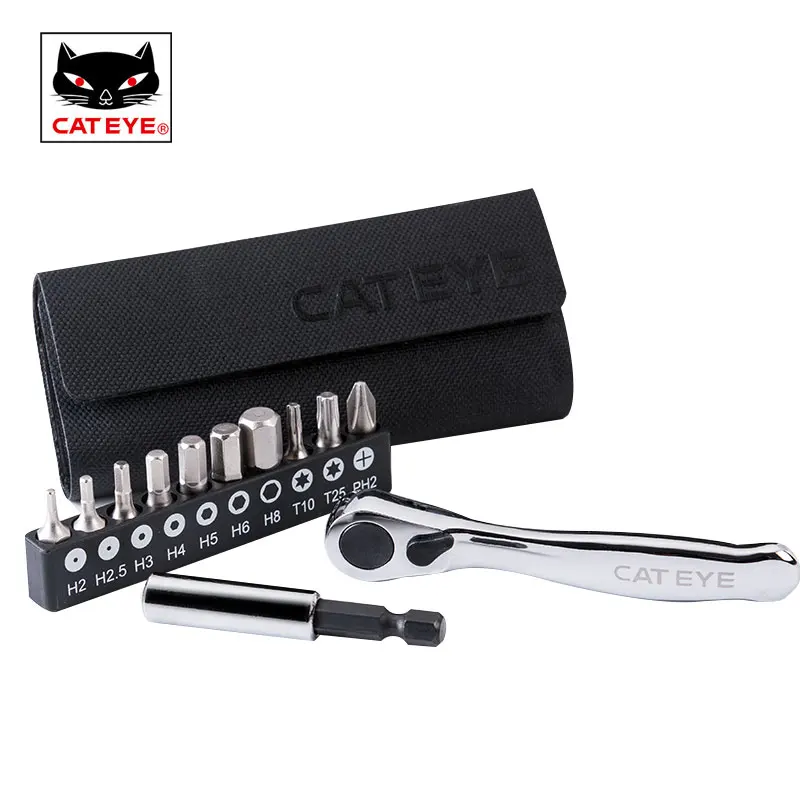 

CATEYE Multi Ratchet Bike Tools Bicycle Repair Tools Hardened Steel Screw Drivers Wrench Tools Kits MTB Cycling Bike Multitool