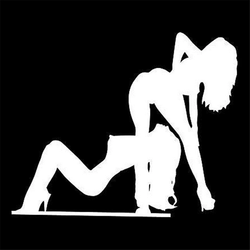 Sexy Stripper Girls Fashion Car Sticker Decor Decal Fashion Sexy Girl Women Car Accessories Creative Stickers Funny 11.3cm9 (4)