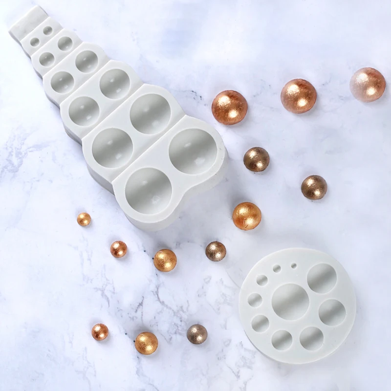 

Jewelry Pearl Gem Silicone Mold Fondant Mould Cake Decoration Tools Chocolate, Gumpaste Mold, Sugarcraft ,Kitchen Gadgets