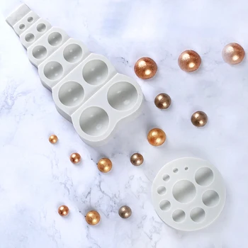 

Jewelry Pearl Gem Silicone Mold Fondant Mould Cake Decoration Tools Chocolate, Gumpaste Mold, Sugarcraft ,Kitchen Gadgets