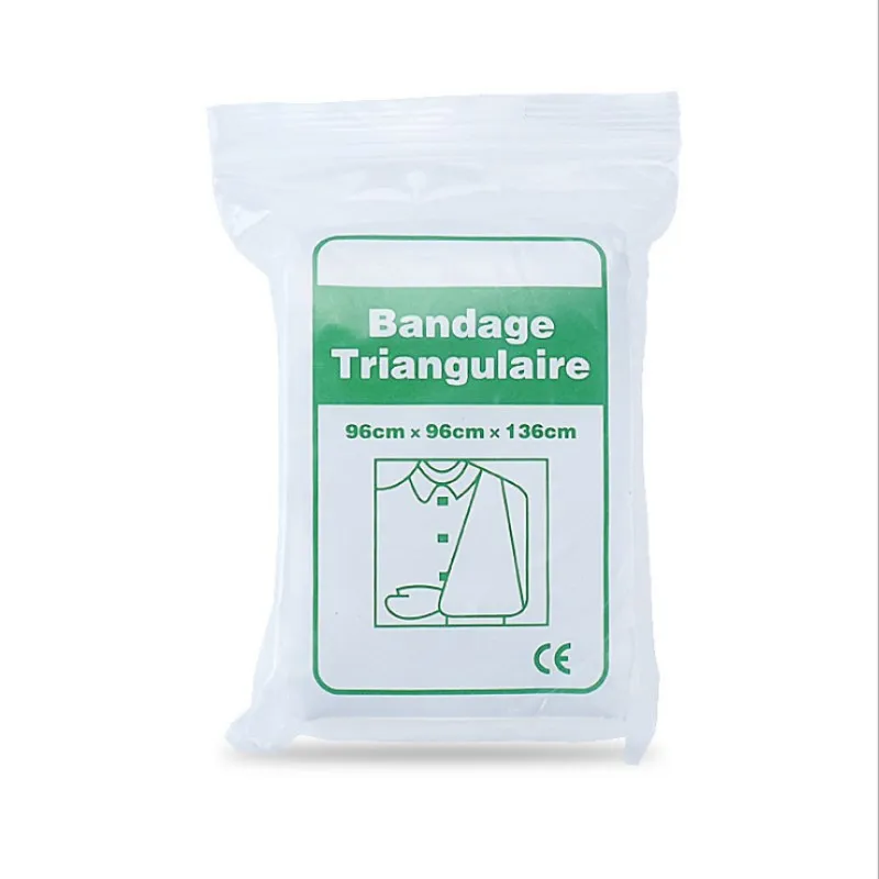 5 bag/lot Non-woven Triangular Bandage Medical Burn dressing Bandage Triangular First aid kit wrap bandage Fracture Fixation