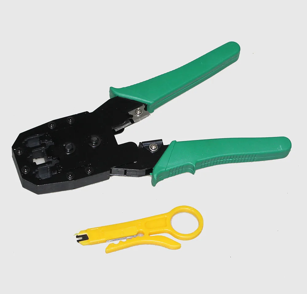 Обжимные Щипцы для сетевых кабелей Cat5 RJ45 10 шт.|rj45 crimper|lan toolnetwork cable crimp |