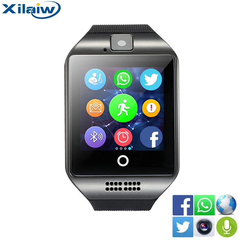 Xilaiw Bluetooth Смарт-часы Relogio Android телефонные звонки SIM TF камера для IOS iPhone Samsung HUAWEI VS A1 Q18