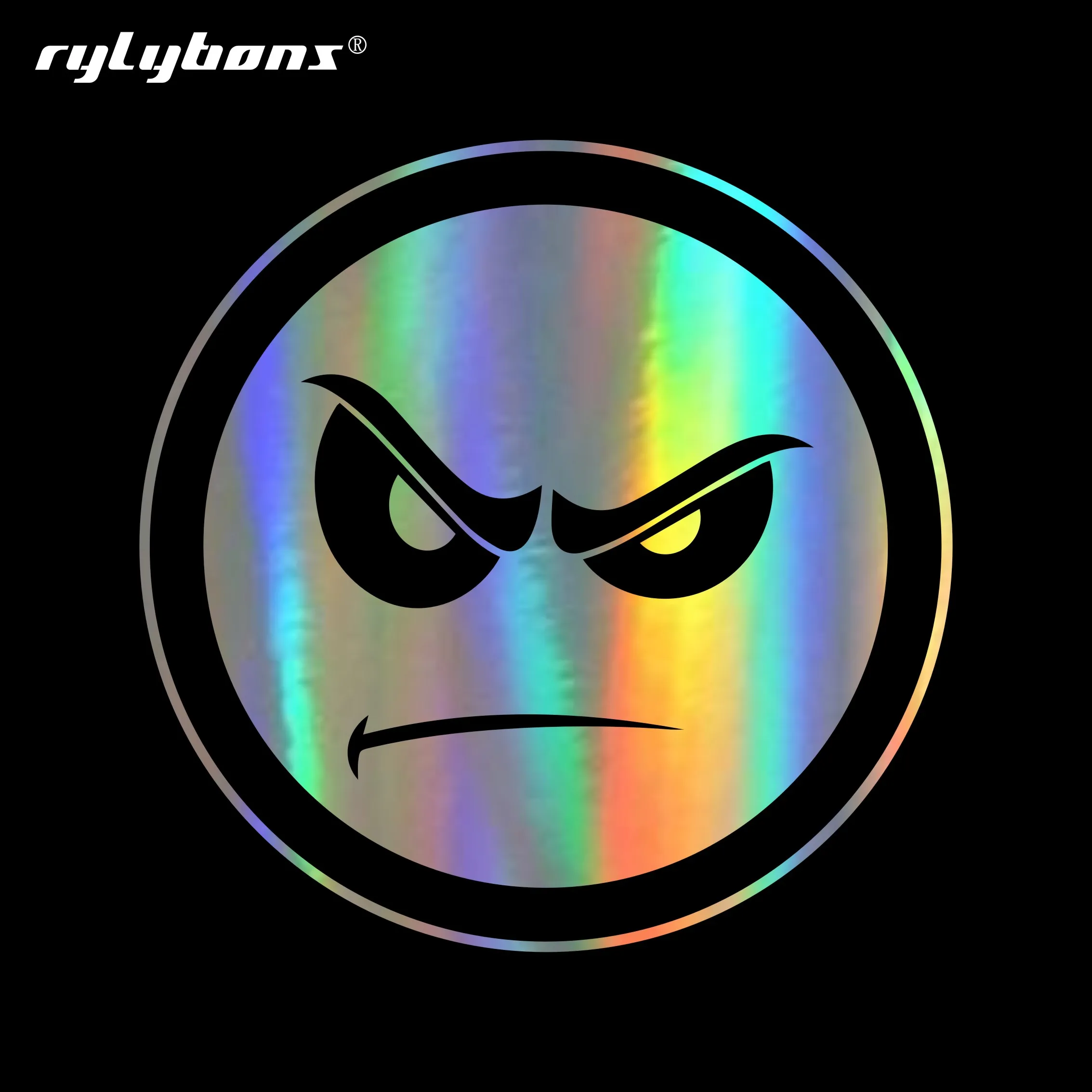 

Car Sticker Funny Emoji Angry Face Decals Car Bumper Stickers and Decals Car Styling Decoration Door Body Window Vinyl Sticker