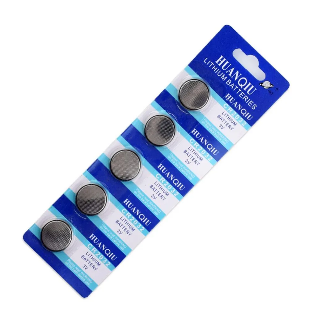 YCDC 5 шт. Кнопочная батарея 3 В литиевая монетная 5004LC ECR2032 CR2032 DL2032 KCR2032 EE6227|button battery
