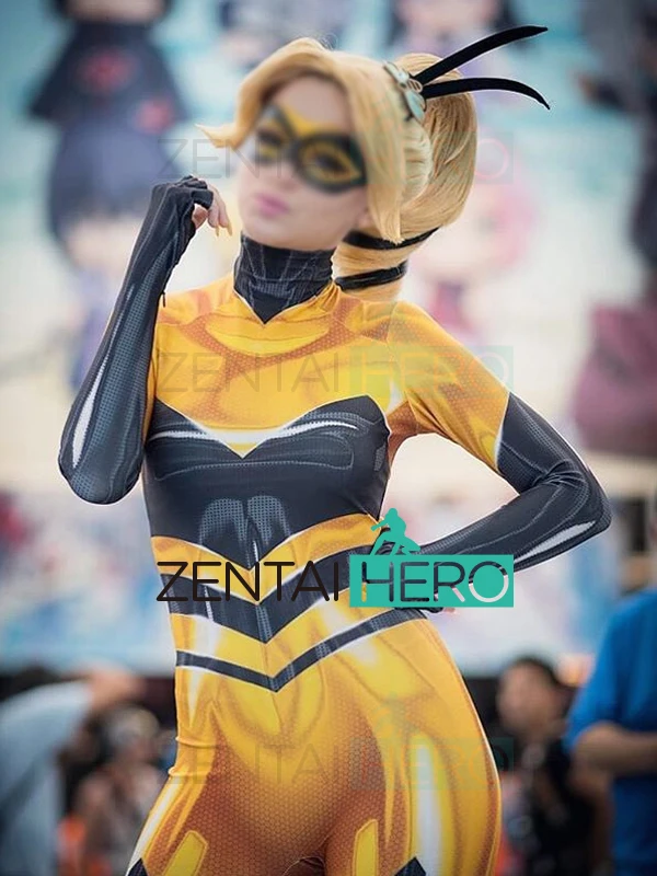3D Dye sub Miraculous Ladybug Queen Bee Cosplay Costume Women Girl Lady