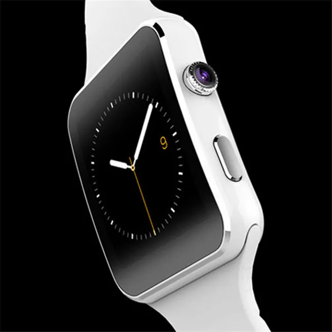 2016 новые Bluetooth Смарт часы X6 умные спортивные для Apple iPhone Android телефон с камерой FM