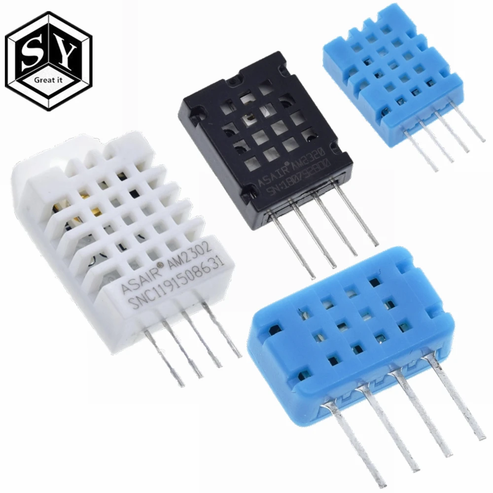 Цифровой датчик температуры и влажности DHT11 DHT22 AM2302B AM2301 AM2320 для Arduino AM2302|temperature and