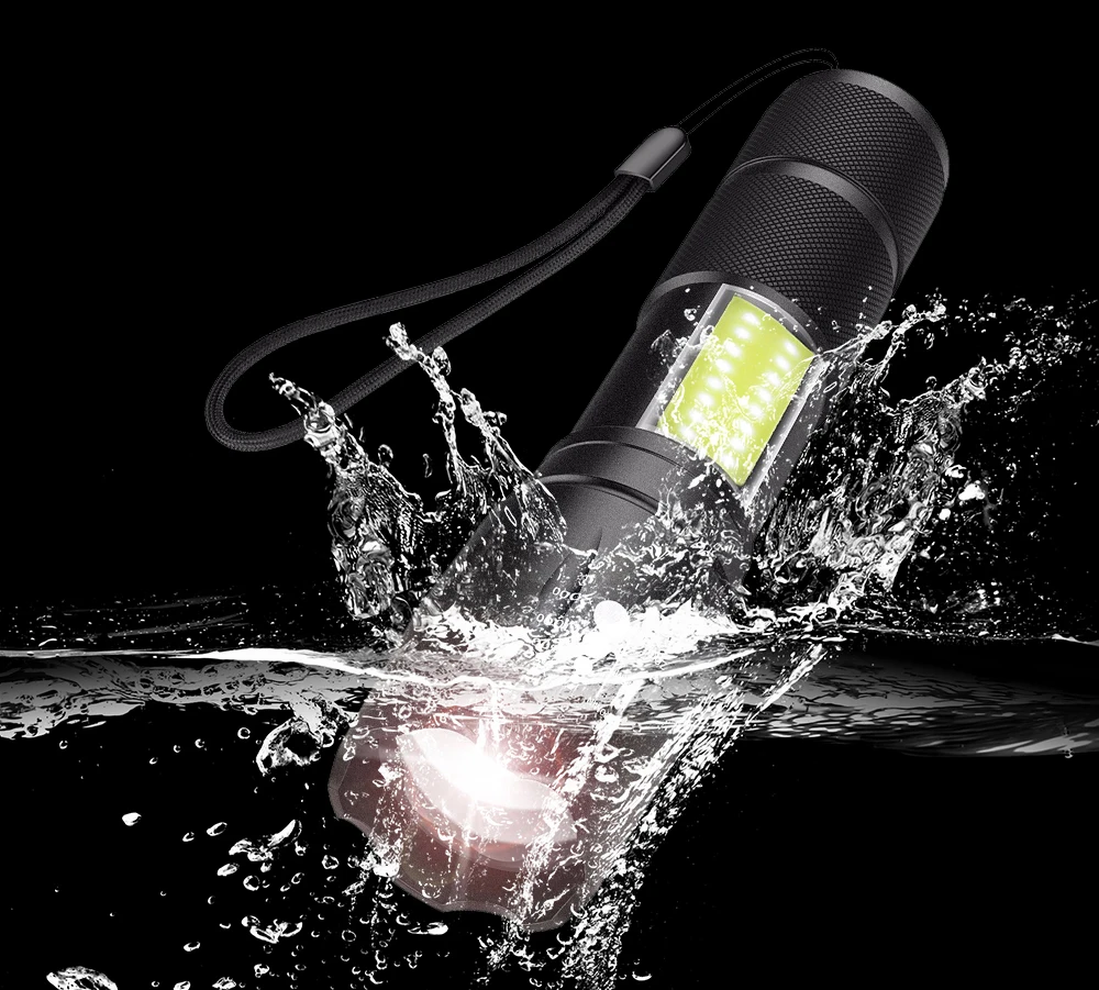 Супер яркий свет для велосипеда LED+ COB фонарик 4 режима увеличения освещения водонепроницаемый фонарь на 18650 с батарейным питанием велосипедные фары езда освещение
