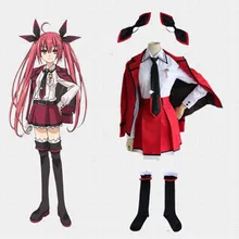 Anime FECHA A LIVE Kotori Itsuka Cos de Halloween Cosplay vestido de traje de Fiesta de la escuela las mujeres 8 unids conjunto completo de Disfraces trajes
