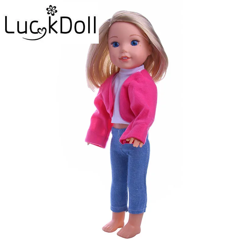Luckdoll трехсекционная куртка для 14 5 дюймовых американских кукол детский лучший