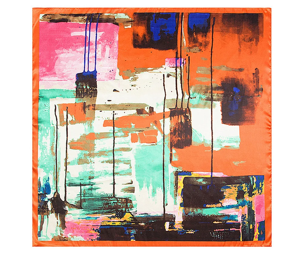 Square Silk Scarf (17)