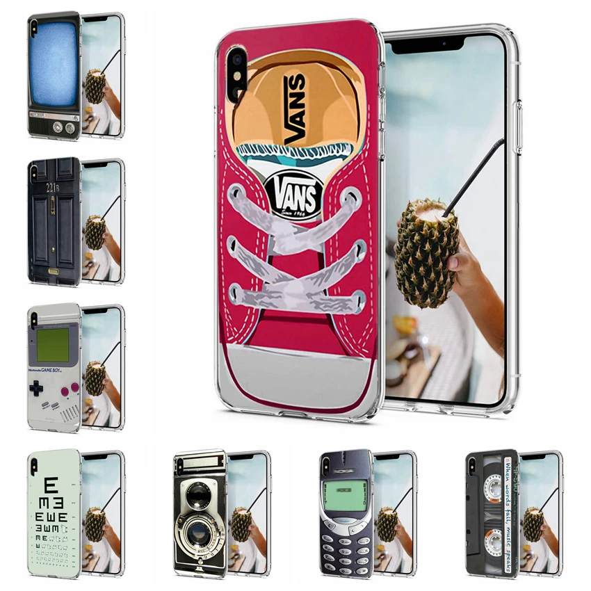 Goede Siliconen Case Voor iPhone 7 7 Plus 6 6 s 6 Plus XR XS Max Case Soft TPU Cover Bloem bladeren Vogel Voor iPhone 6 s 8 Plus X XS Max M128
