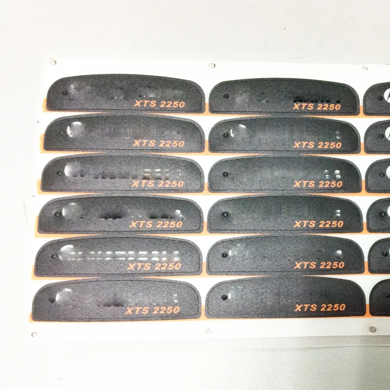 

50pairsX Black Model Labels And Remove Before Use For Motorola XTS2250