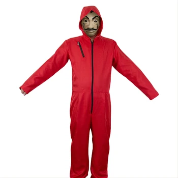 

The House of Paper La casa de papel Cosplay Costume Money Heist Dali Jumpsuit Halloween Carnival Cosplay Costume