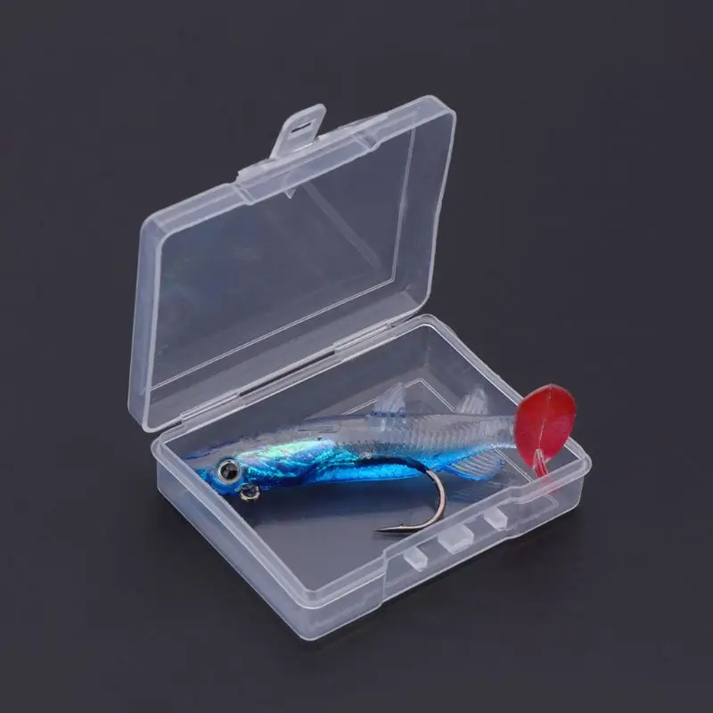Коробка для хранения рыболовной приманки, контейнер для приманки, переносная прозрачная пластиковая Снасть