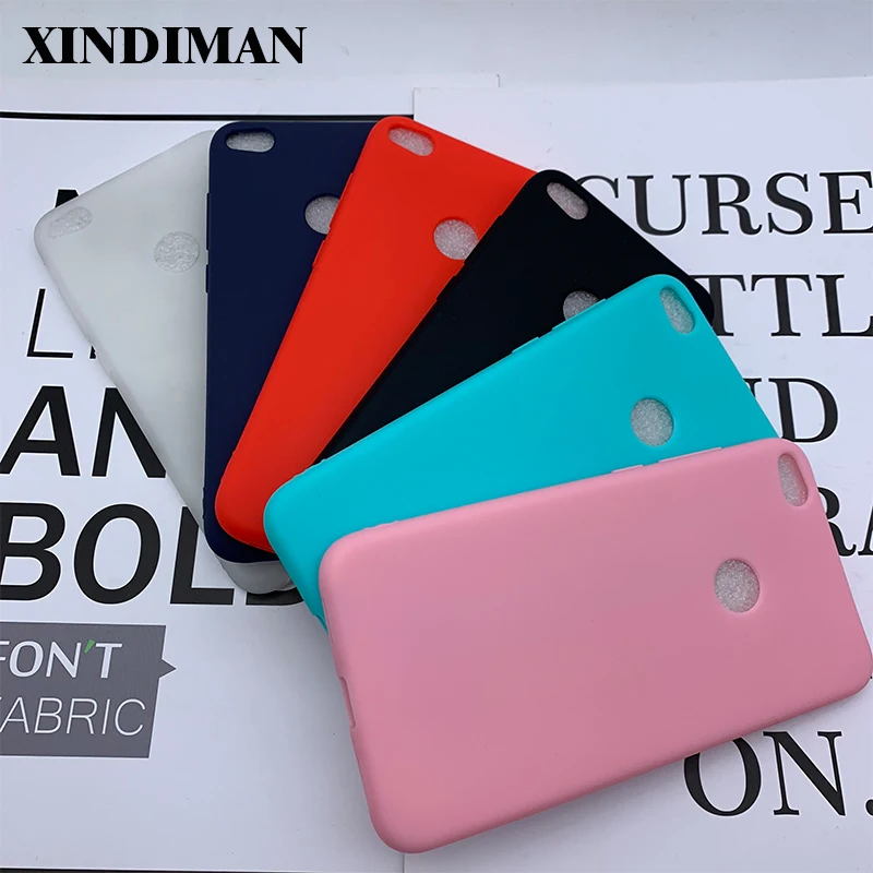 Xindiman Silicone TPU phone case for huawei P8lite2017 matte plain cover huaweiP20 P20lite P20pro P9 P9lite P10 P10lite capa |