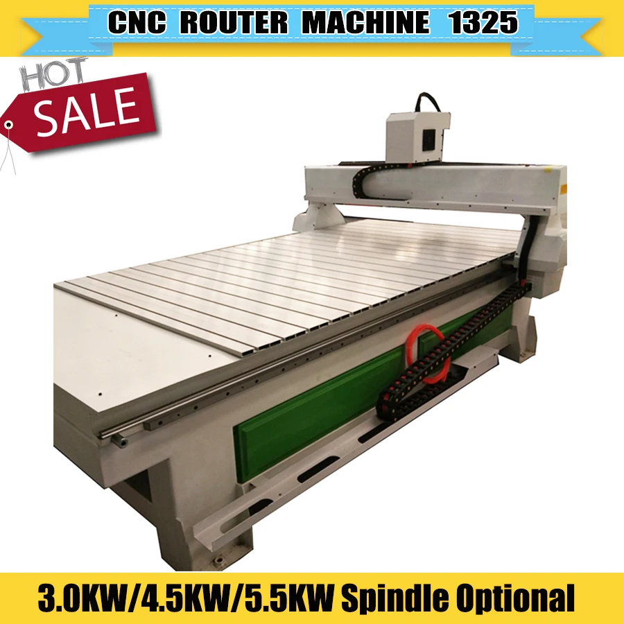 Китай питания маршрутизатор cnc-машины деревообрабатывающей гравировка резки 1325 для мебель деревянная дверь обрушения