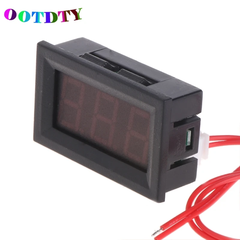 OOTDTY 2 провода 0,5" AC 30 V-500 V светодиодный цифровой вольтметр измеритель напряжения монитор тестер для 110V 220V 380V Прямая поставка поддержка