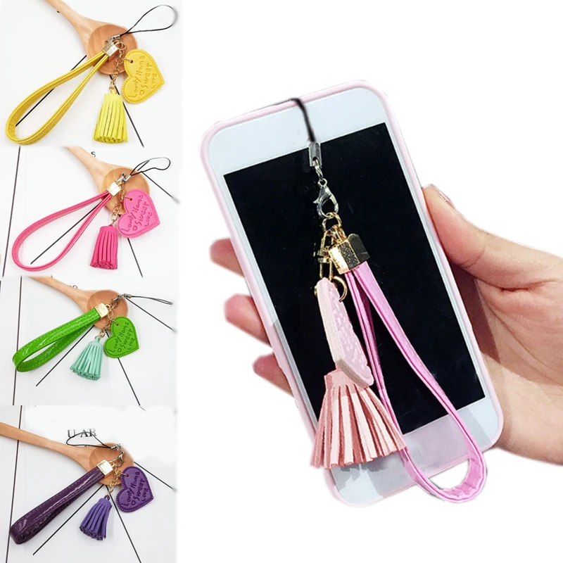 2018 New Arrival 1PC 7 Colors PU Leather Cortical Tassels Beautiful