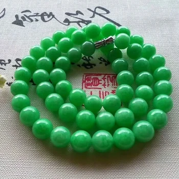 

Only One ! Natural Emerald Necklace Sweater Chain Jewelry Gift Wholesale