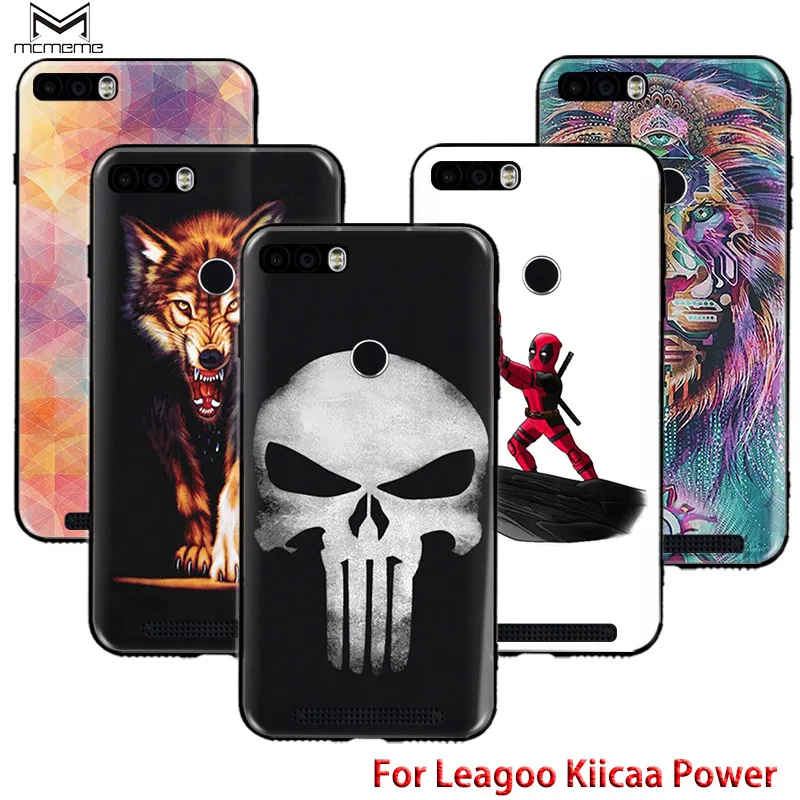 Case Cover For LEAGOO KIICAA POWER Scenery Rose Painted Soft TPU Phone Cases Funda 5.0&quot Coque |