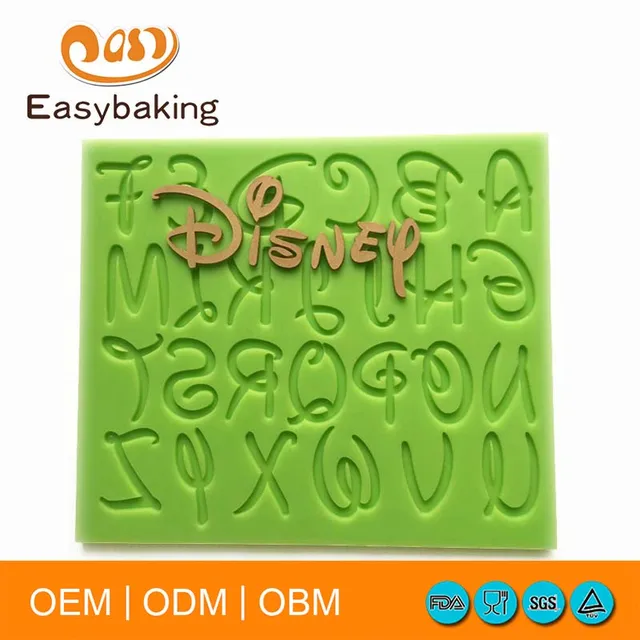 2017 novedad mayúscula minúscula alfabeto/Número de letra molde cocina