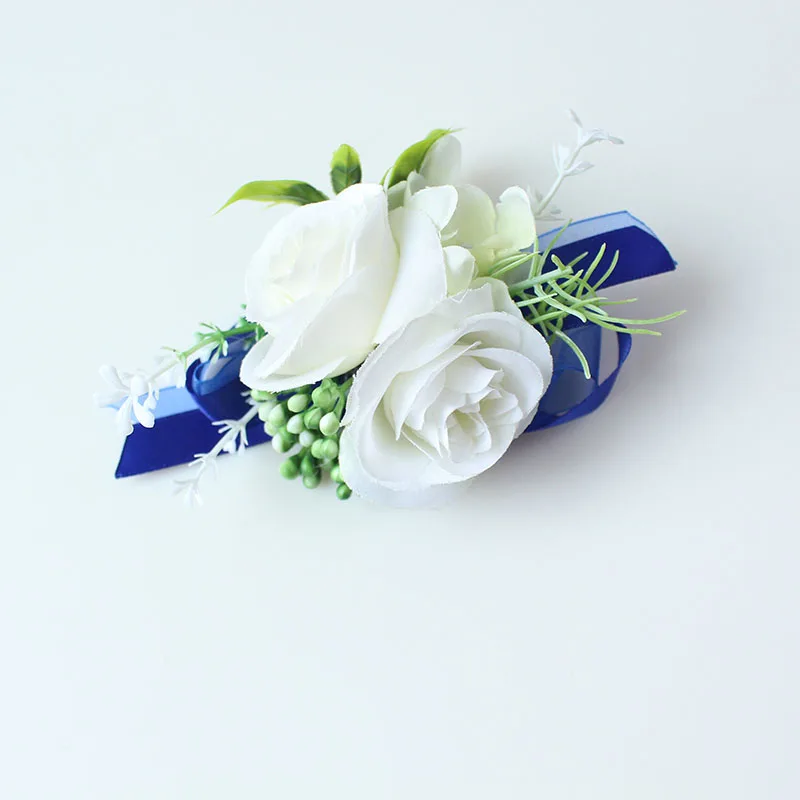 Wrist Corsage Bracelet wedding bridesmaid wrist flower  (18)