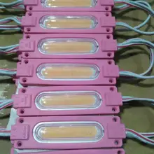 Инъекции светодиодный модуль DC12V 2 W COB IP65 водонепроницаемый светодиодный задний фонарь подсветка светодиодный модули