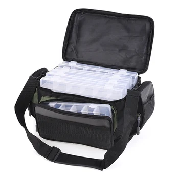 

Fishing Tackle Bags Large 2-color Square Fishing Bags Fish Reel Accessories Storage Bag BHD2