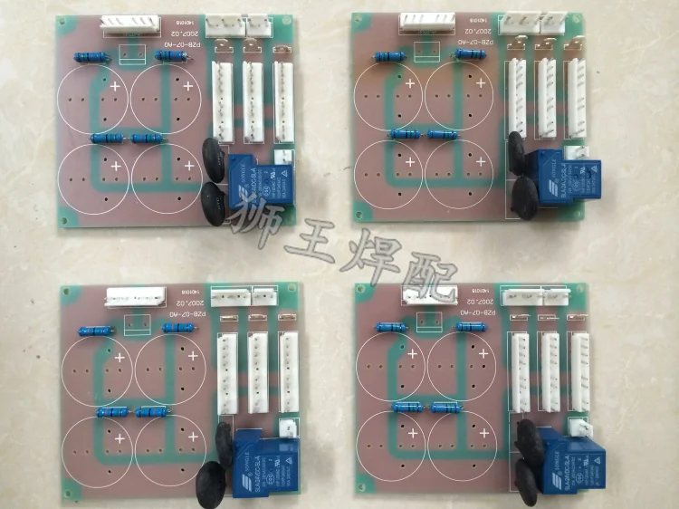 Панель питания сварочного аппарата, 4 конденсатора, плата фильтра ZX7 250 315 400, базовая пластина MOS