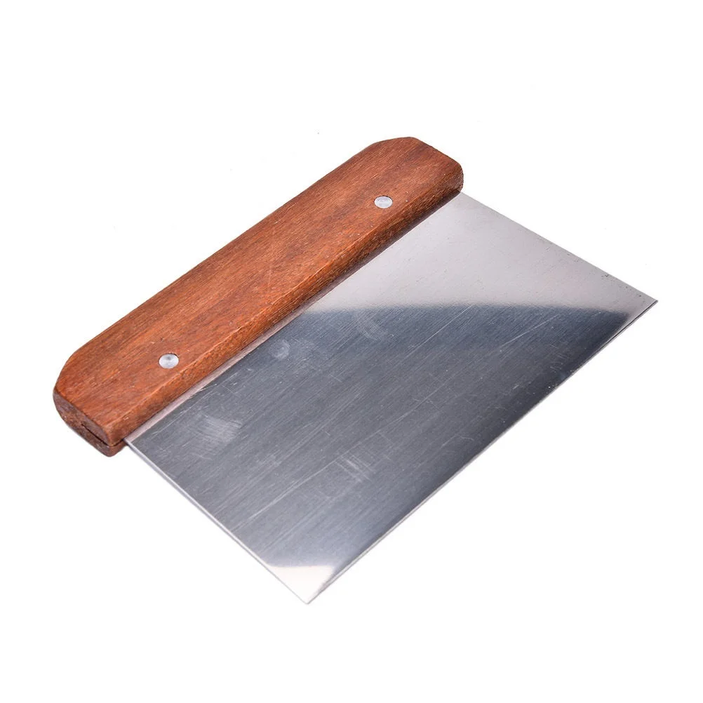 1PC Pizza Dough Scraper Cutter Kitchen Tool Stainless Steel Baking