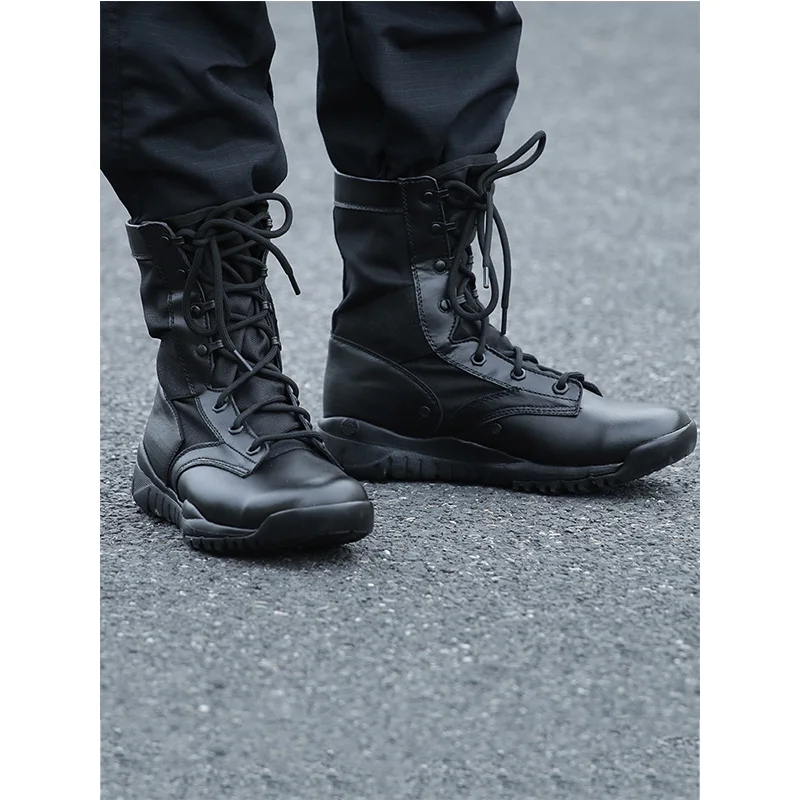 Уличные очень легкие походные ботинки; Мужская и женская обувь; Тактические Черные Военные треккинговые ботинки; горные ботинки; мужские ботинки; Botas Tacticas