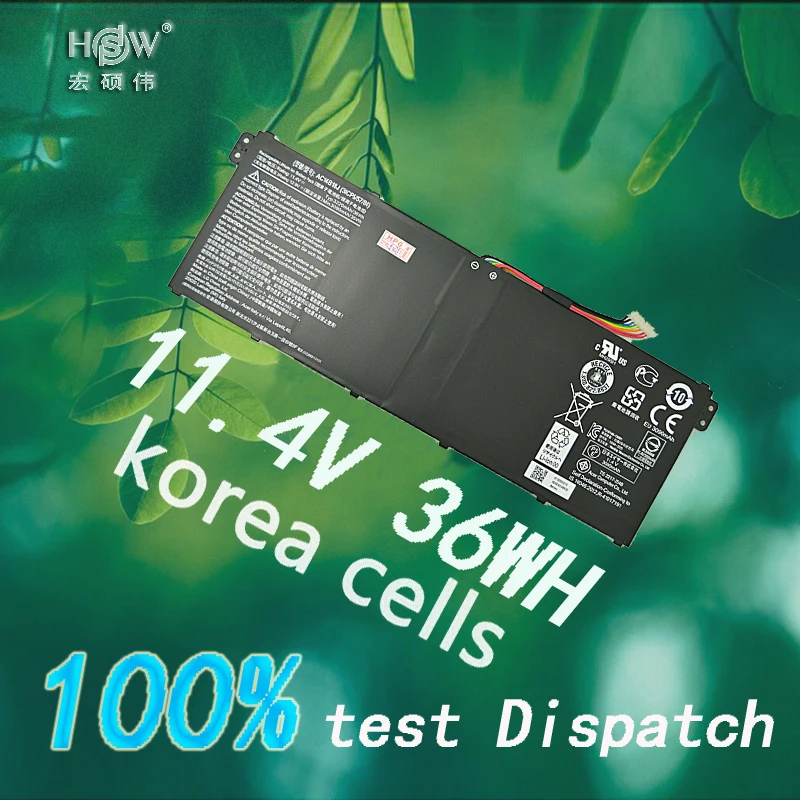 

New 11.4V 36wh Laptop Battery for Acer Aspire E3-111 V3-111 V3-111P V5-122 AC14B8K KT0030G AC14B18J 4ICP5/57/80