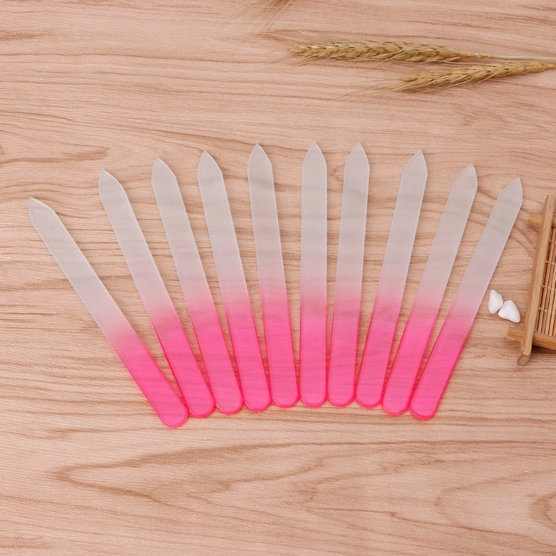 1pc Beautiful Durable Float Glass Nail File Buffer Art Files Manicure