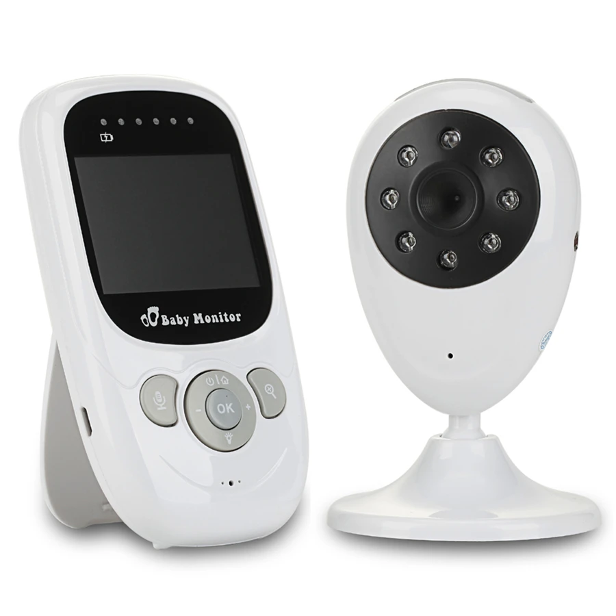 

2.4 inch Wireless Video Color Baby Monitor High Resolution Baby Nanny Security Camera Night Vision Temperature Monitoring