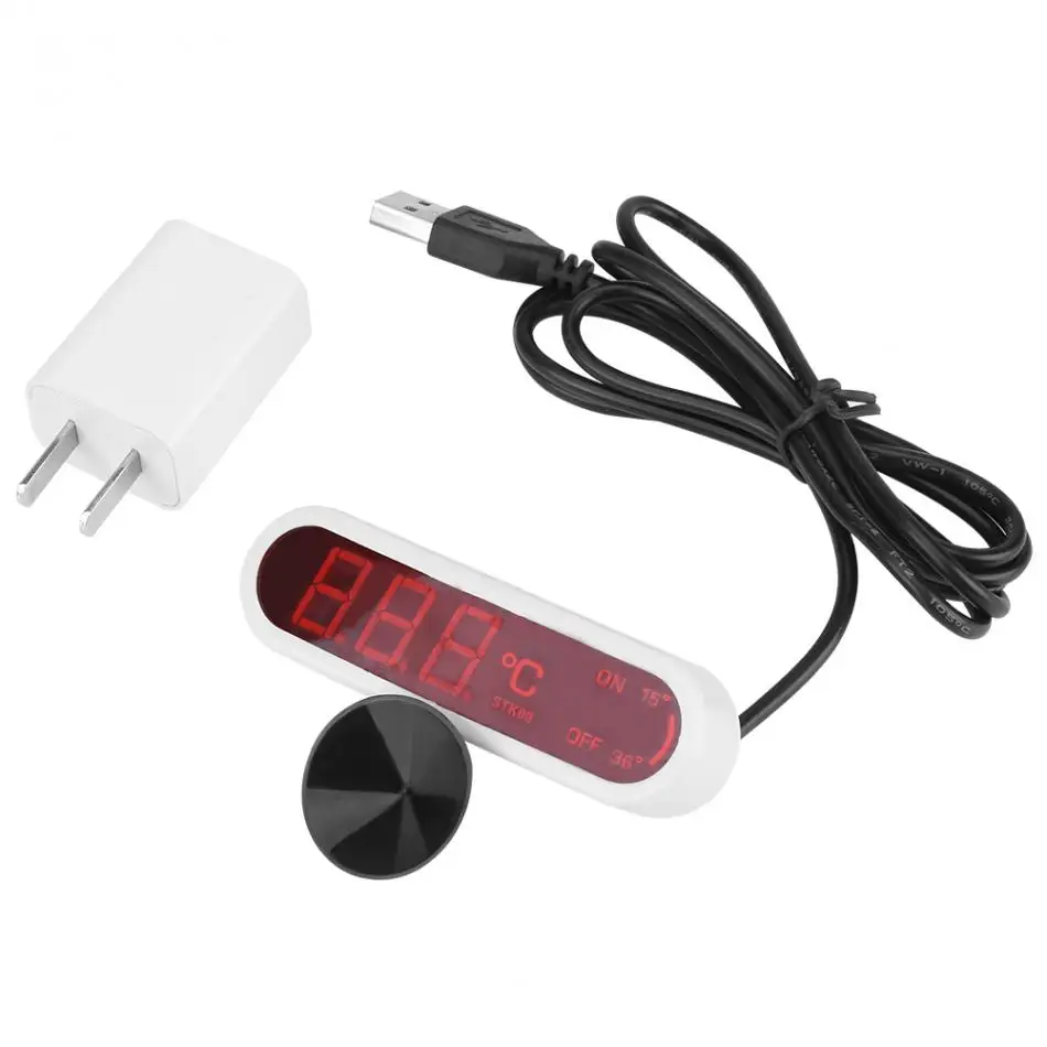 LED Digital Aquarium Thermometer Fish Tank Water Temperature Gauge Fish