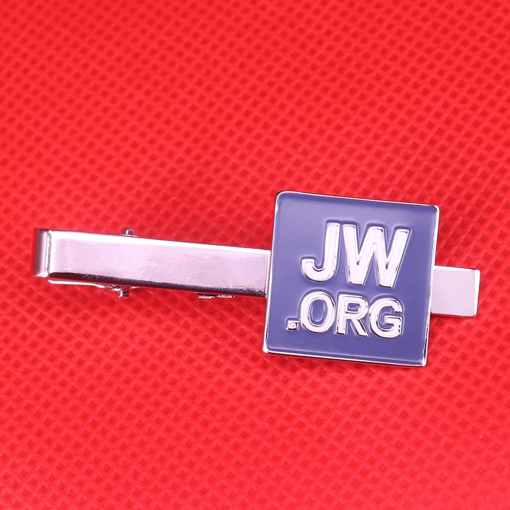 

Jw.org cufflinks Christian god Jehovah's Witnesses blue gentlemen metal cufflink simple men women jewelry religous baptism gift