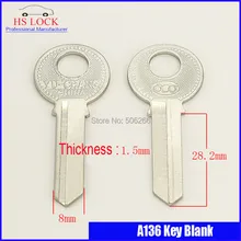 2 дюйма Три Хуань правая дверь ванной ключ пустой слесарные принадлежности пустые ключи cilvil горизонтальный станок для изготовления ключей A136