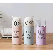 Милая дорожная портативная чашка для полоскания рта пластиковая зубная щетка с героями мультфильмов домашняя пара щеток зубная паста чашки