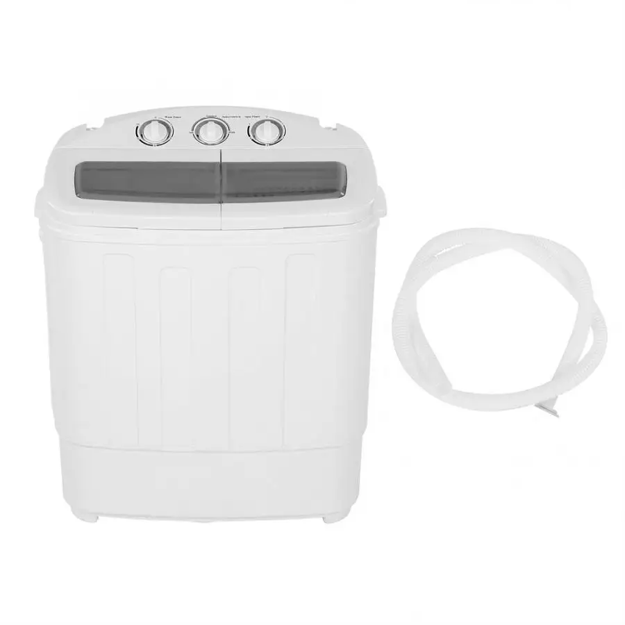 

110V 2-in-1 Washing Machine Twin Tub Washing Machine Washer with Spin-Dryer US Plug Cloth Wash Machine