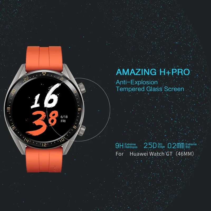 

(46mm) for Huawei Watch GT glass screen protector 0.2mm Nillkin ultra-thin tempered glass for Huawei Watch GT screen protection
