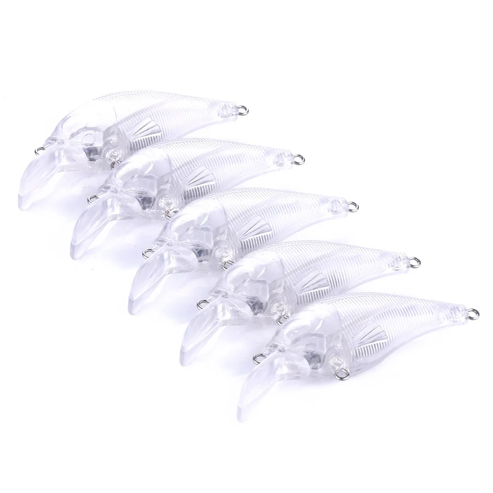 

Deshion Hard Blank Fishing Lure Bodies Unpainted Crankbait Lure 75mm 10.2g Crank Bait Blank Lures Wobblers