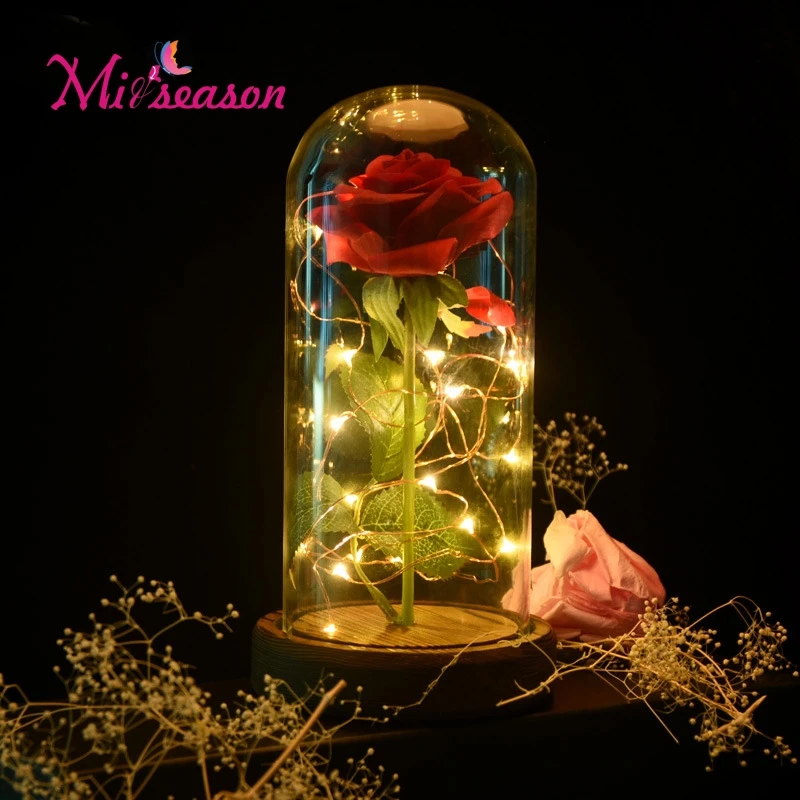Aliexpress.com : Buy 1Set Beauty and the Beast Red Rose in ...