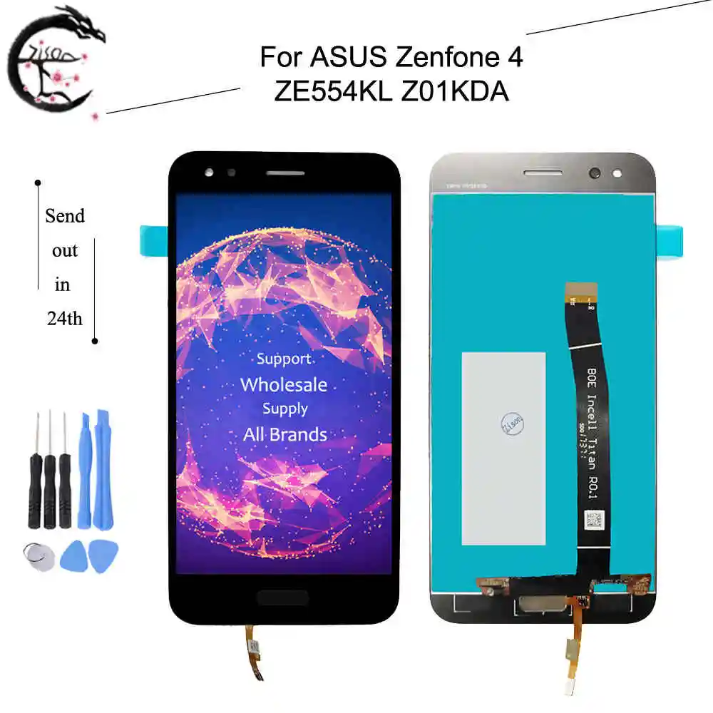 

5.5" New LCD For ASUS Zenfone 4 LCD ZE554KL LCD Z01KDA Display Screen Touch Panel Digitizer Assembly ZE554KL Display Replacement