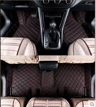 

High quality! Custom special car floor mats for Hyundai Kona 2017 non-slip waterproof rugs carpets for KONA 2018,Free shipping